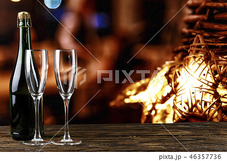 champagne and new year toys champagne and new year toys 46357736