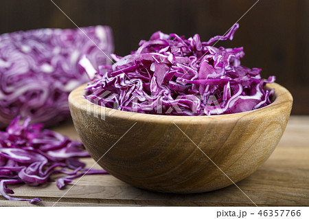 shredded purple cabbage 46357766
