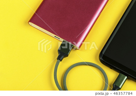 mobile phone is charging 46357784