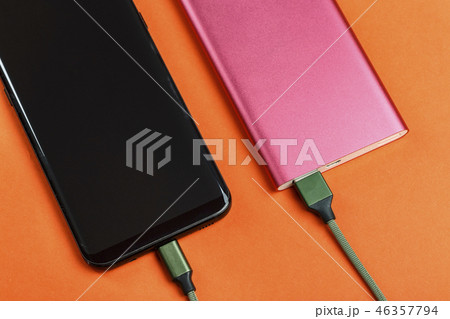 mobile phone is charging 46357794