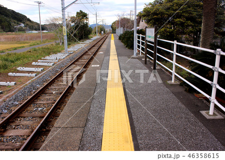 内房線千歳駅のプラットホーム(1) 内房線千歳駅のプラットホーム(1) 46358615