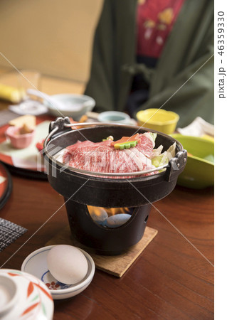 温泉旅館夕飯イメージ　コース料理 46359330