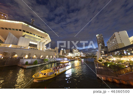 なんばハッチと道頓堀川の夜景 46360500