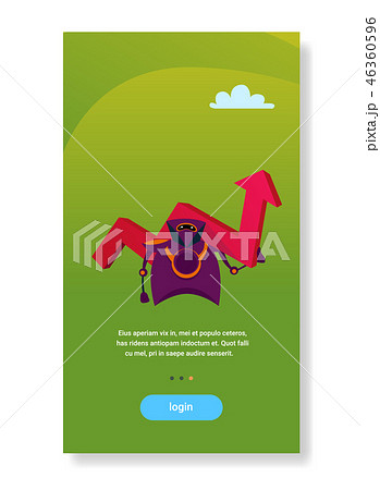 modern robot hold arrow up financial graph artificial intelligence concept flat vertical copy space modern robot hold arrow up financial graph artificial intelligence concept flat vertical copy space 46360596