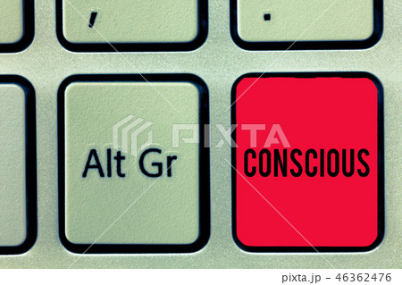 Word writing text Conscious. Business concept for Word writing text Conscious. Business concept for 46362476