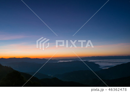 landscape of Mountain with Mist in Nan Thailand 46362478