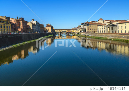 Ponte Vecchio Bridge over river Arno. Florence Ponte Vecchio Bridge over river Arno. Florence 46364115