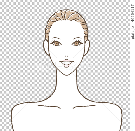 Smiling woman skincare 46364117