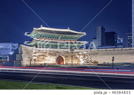 南大門 崇礼門 韓国 46364833