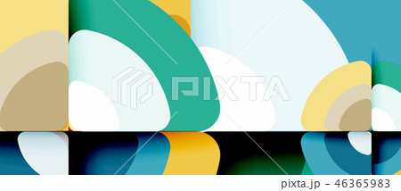 Circles and triangles geometric abstract background. Trendy abstract layout template for business or Circles and triangles geometric abstract background. Trendy abstract layout template for business or 46365983