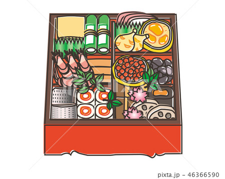 おせち料理 osechi_ryori Japanese New Year foods おせち料理 osechi_ryori Japanese New Year foods 46366590