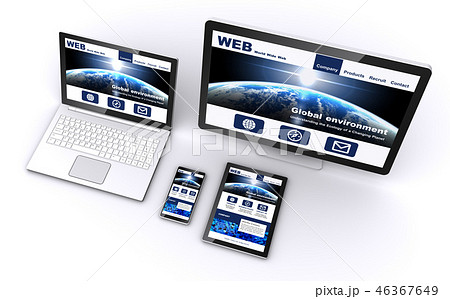 レスポンシブ ウェブサイト デザイン レスポンシブ ウェブサイト デザイン 46367649