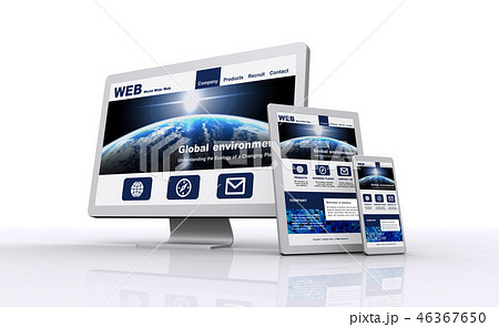 レスポンシブ ウェブサイト デザイン レスポンシブ ウェブサイト デザイン 46367650