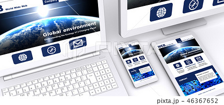レスポンシブ ウェブサイト デザイン レスポンシブ ウェブサイト デザイン 46367652