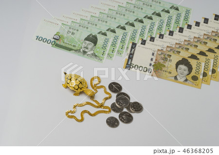 金の 黄金 ネックレス 46368205