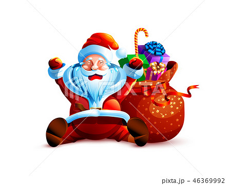 Illustration isolated character santa 46369992