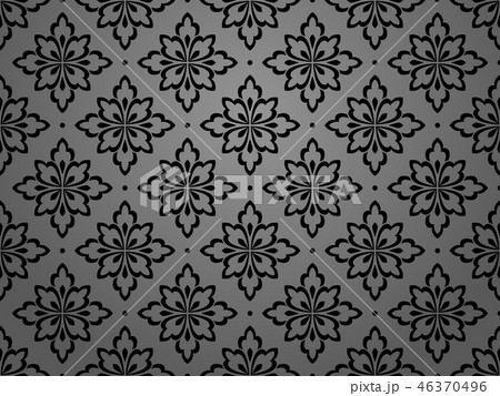 Flower geometric pattern. Seamless background.  46370496