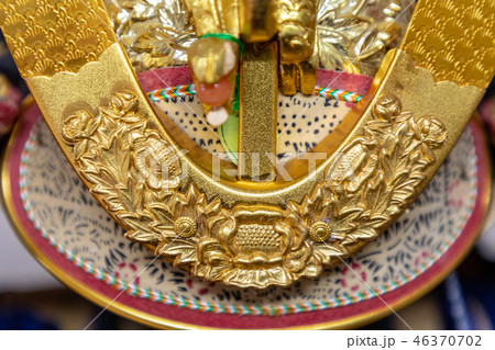 鎧兜 鍬形台 前立 46370702