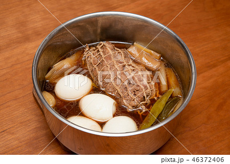 煮豚と煮卵 煮豚と煮卵 46372406