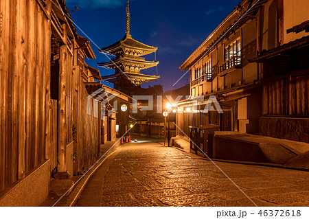 【京都府】京都の夜 【京都府】京都の夜 46372618