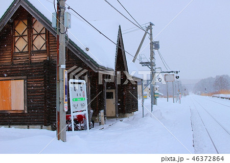 目名駅 Winter rural station 目名駅 Winter rural station 46372864