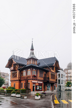 Old Swiss style building in Engelberg, Switzerland Old Swiss style building in Engelberg, Switzerland 46373666