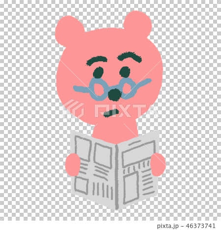 熊看報紙 46373741