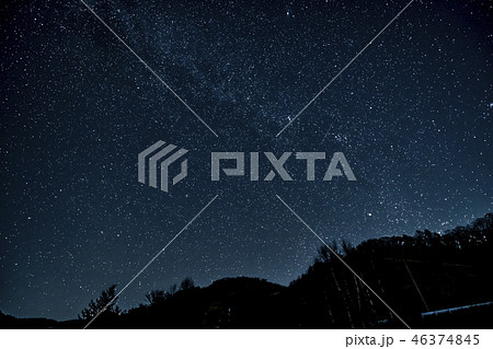 山梨県　乙女湖の星空 46374845