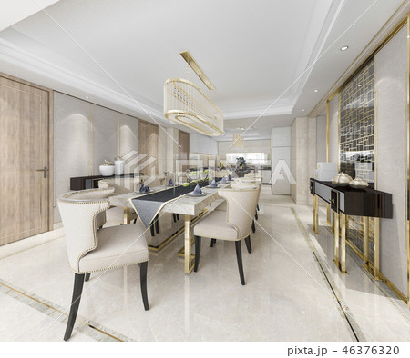 white minimal kitchen with luxury decoration white minimal kitchen with luxury decoration 46376320