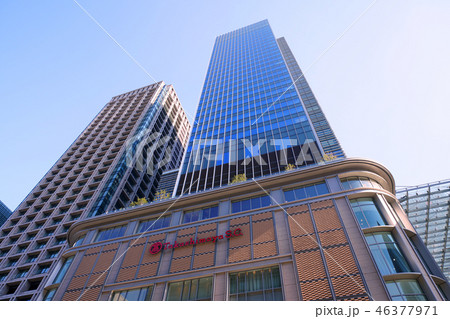 日本の東京都市景観 日本橋の日本橋高島屋S.C.など、街並みを望む 46377971
