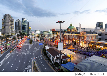 ソウル駅 都心 道路 46379321