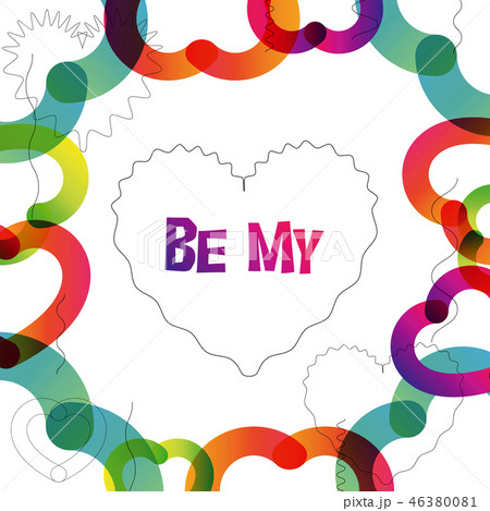 Valentine instagram in trendy color transition 46380081