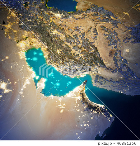 Middle East map 46381256