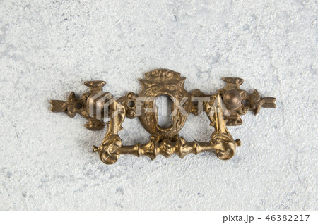 Vintage bronze door handle 46382217