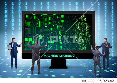 Machine learning concept as modern technology 46385682