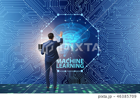 Machine learning concept as modern technology 46385709