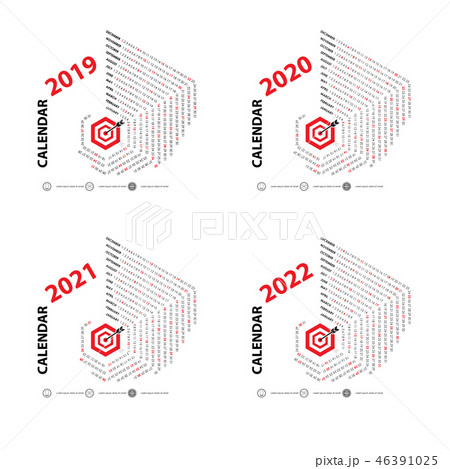 Calendar 2019, 2020, 2021 and 2022 Calendar  46391025