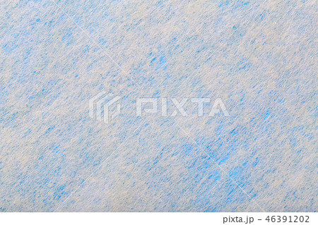 White and blue background of felt fabric.  46391202