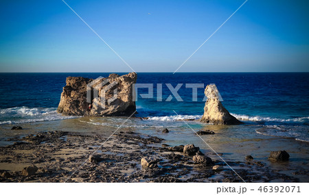 sand Cleopatra beach near Mersa Matruh, Egypt 46392071