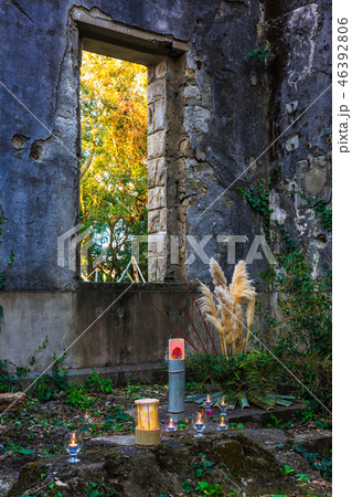 川棚片島竹灯籠まつり 夕景 魚雷発射試験場跡 【長崎県東彼杵郡】 川棚片島竹灯籠まつり 夕景 魚雷発射試験場跡 【長崎県東彼杵郡】 46392806