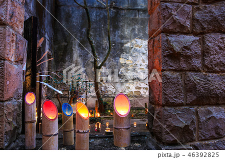 川棚片島竹灯籠まつり 夕景 魚雷発射試験場跡 【長崎県東彼杵郡】 川棚片島竹灯籠まつり 夕景 魚雷発射試験場跡 【長崎県東彼杵郡】 46392825