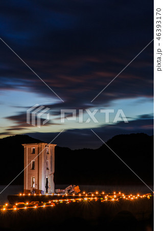 川棚片島竹灯籠まつり 夜景 魚雷発射試験場跡 【長崎県東彼杵郡】 川棚片島竹灯籠まつり 夜景 魚雷発射試験場跡 【長崎県東彼杵郡】 46393170
