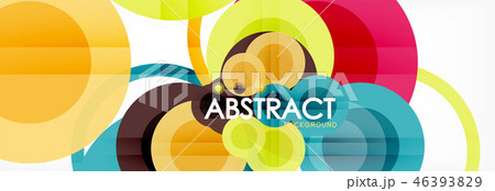 Overlapping circles design background Overlapping circles design background 46393829