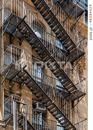 Fire Escape in Soho in New York Fire Escape in Soho in New York 46394424
