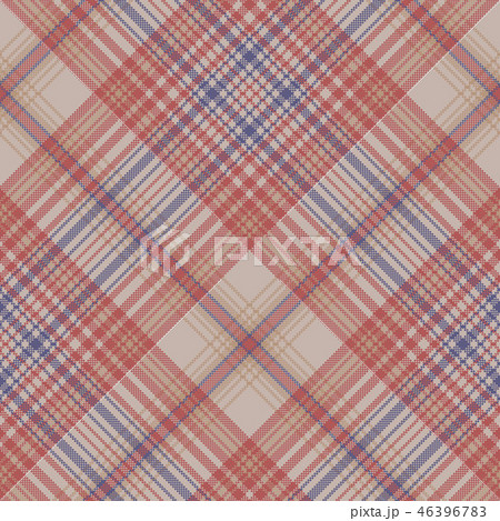 Retro check plaid pixel seamless pattern Retro check plaid pixel seamless pattern 46396783