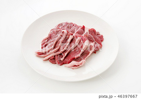 ラム肉（仔羊）モモ肉 46397667