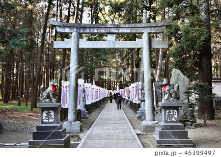 豊川稲荷 奥の院の写真素材