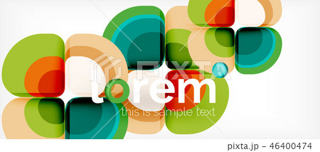 Geometric modern abstract background 46400474