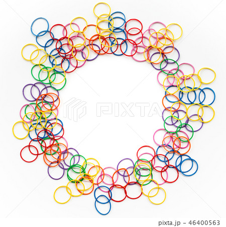 Diversity concept. mix colorful rubber band 46400563