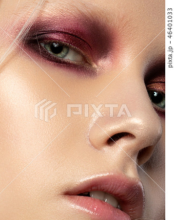 Young beautiful woman with fashion make up 46401033